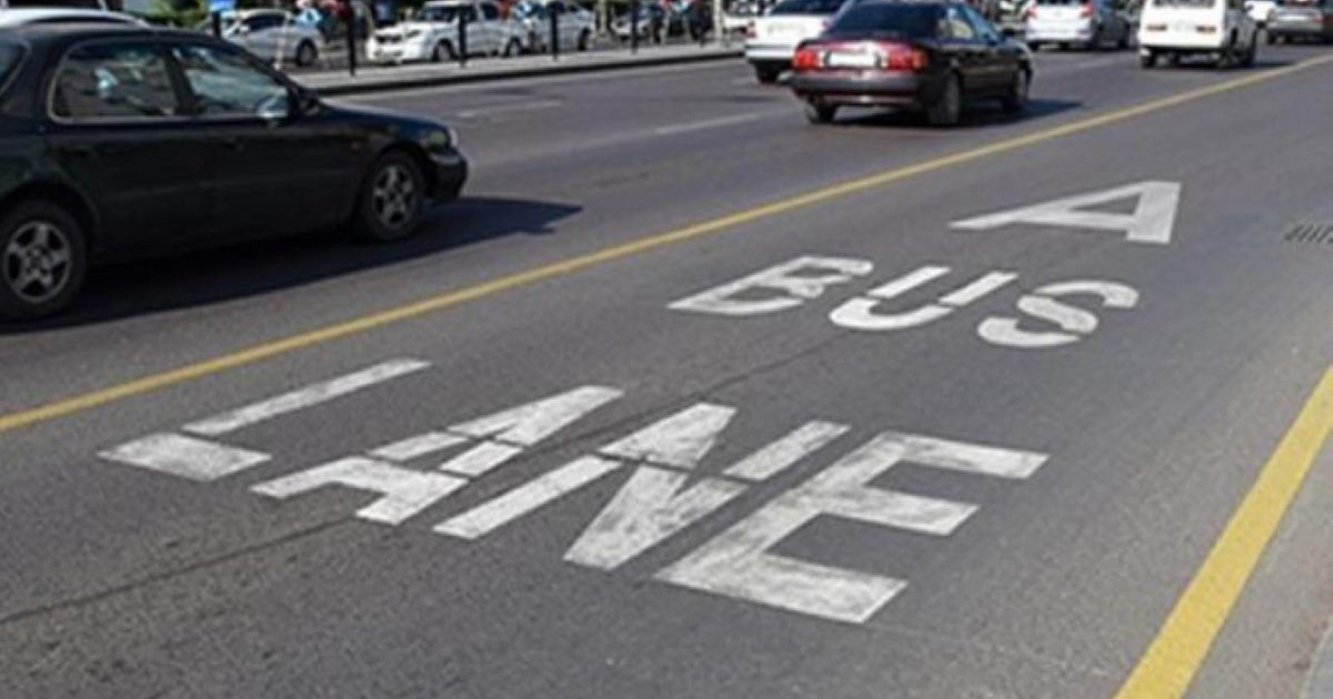 Енді автобус жолақтары кептеліс кезінде ғана қоғамдық көлікке арналады