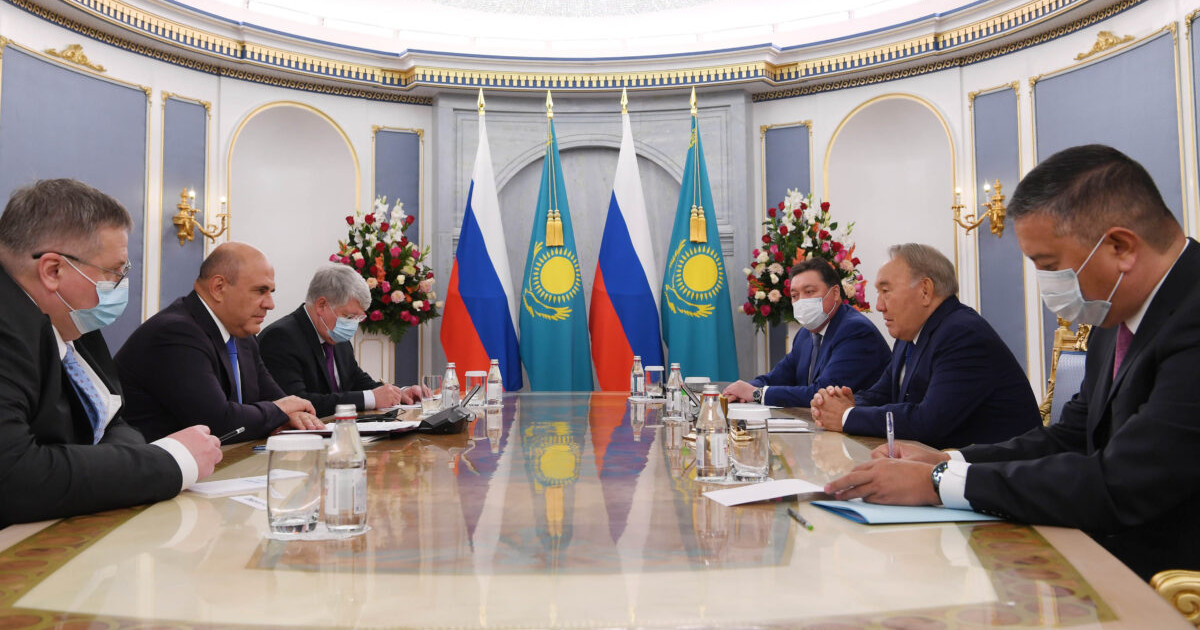 Елбасы Ресей Үкіметінің төрағасы Михаил Мишустинмен кездесті