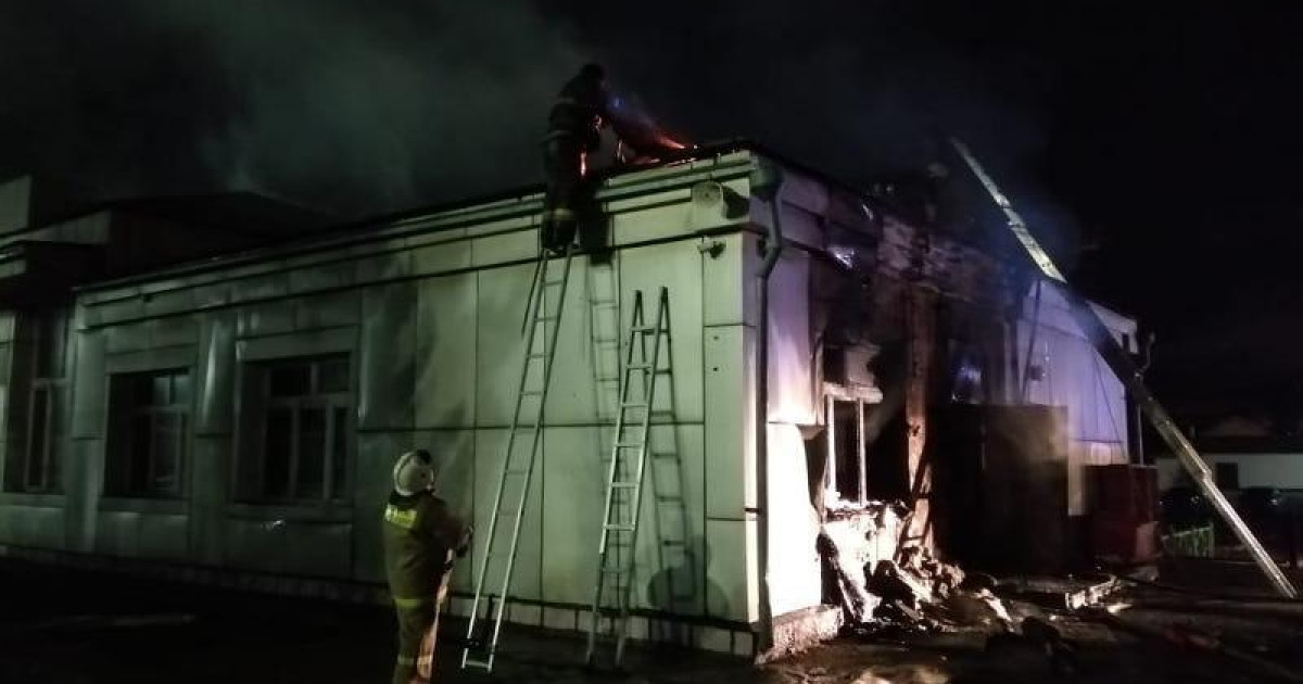 Ақмола облысында теміржол вокзалынан өрт шықты