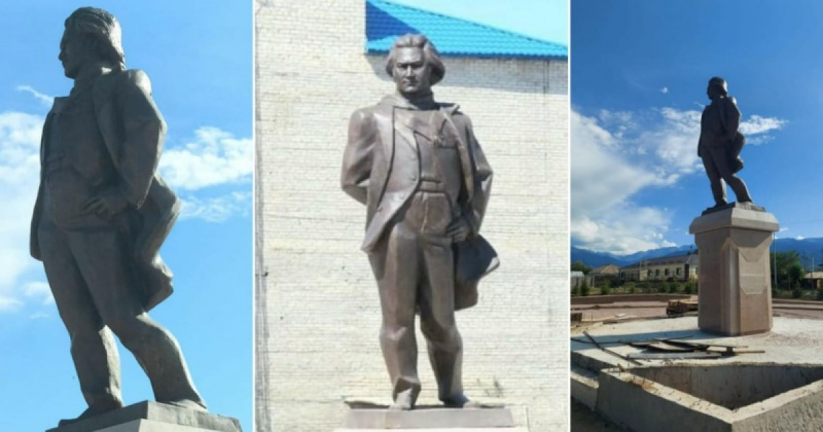 «Тапал бойлы», «сирағы ұзын», «белі бұралған»: Миллион жұмсалған Мұқағали мүсіні дауға ілікті