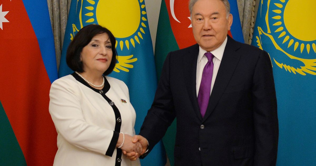 Елбасы Әзербайжан Республикасы Милли Мәжілісінің төрағасы Сагиба Гафаровамен кездесті