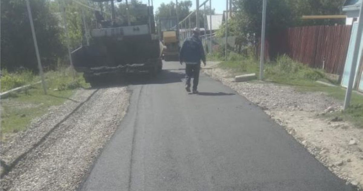 «Халыққа көмек» жобасы аясында ауылдағы жол жөнделді