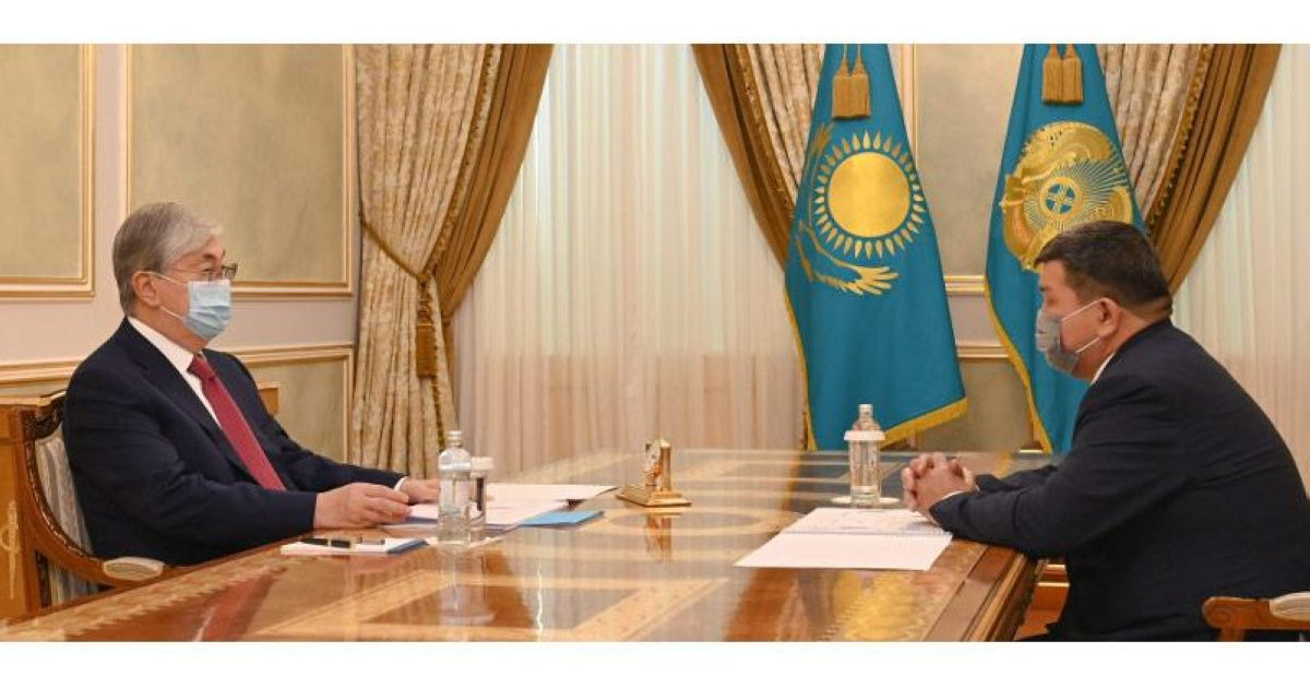 Мемлекет басшысы Атырау облысының әкімін қабылдады