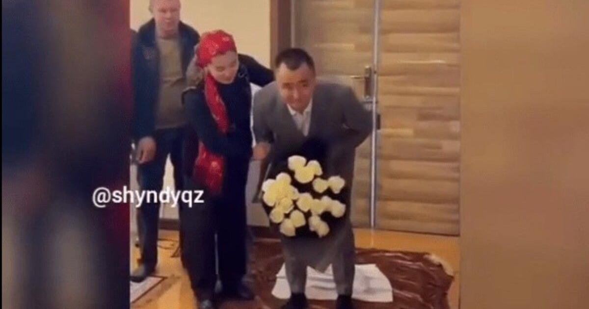 Қайын жұртына сәлем салған күйеубала жұрттың ашуына тиді (ВИДЕО)