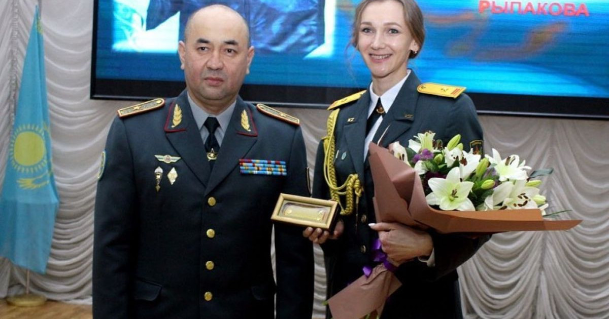 Ольга Рыпакова Қарулы Күштердің подполковнигі атанды
