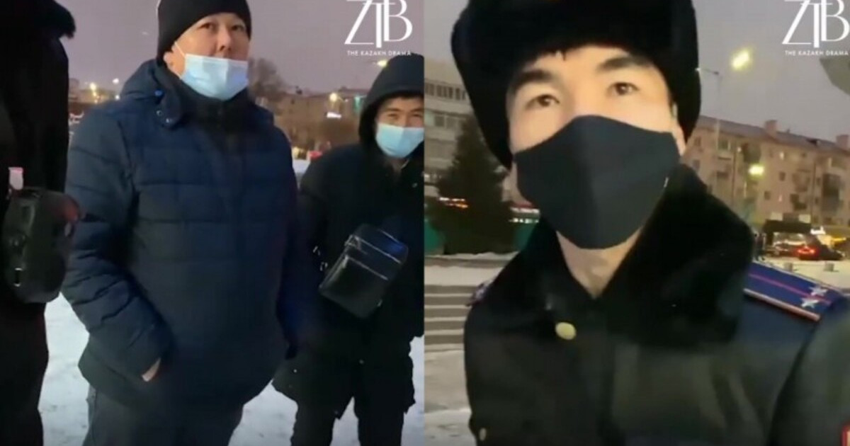 Әскерге шақырылушы мен полицейлер арасында жанжал туындады (ВИДЕО)