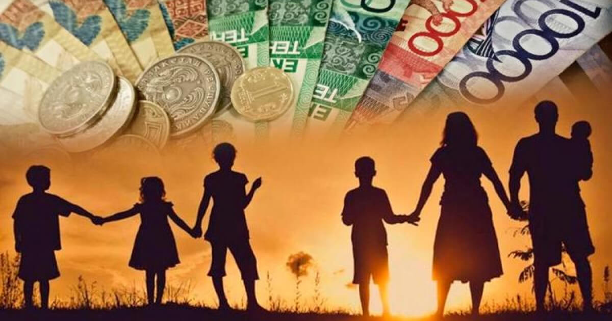 Елімізде көпбалалы отбасылардың жәрдемақысы өсті