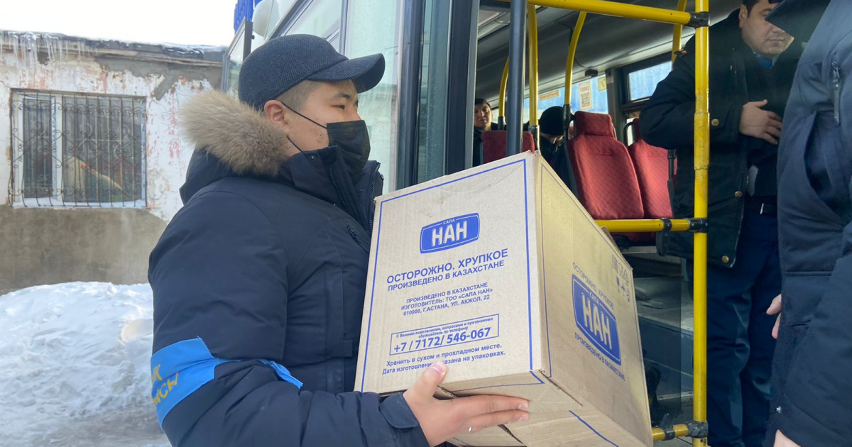 Елордалық сақшыларға 15 мыңдай адамға арналған ыстық тамақ жеткізілді