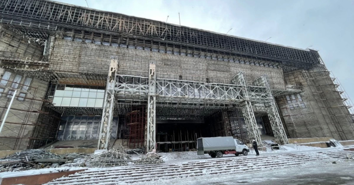 Алматыдағы өртеніп кеткен Президент резиденциясының іші көрсетілді