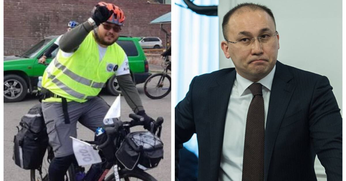 «Ештеңе жоқ!»: велосаяхатшы министрліктің жұмысын сынға алды