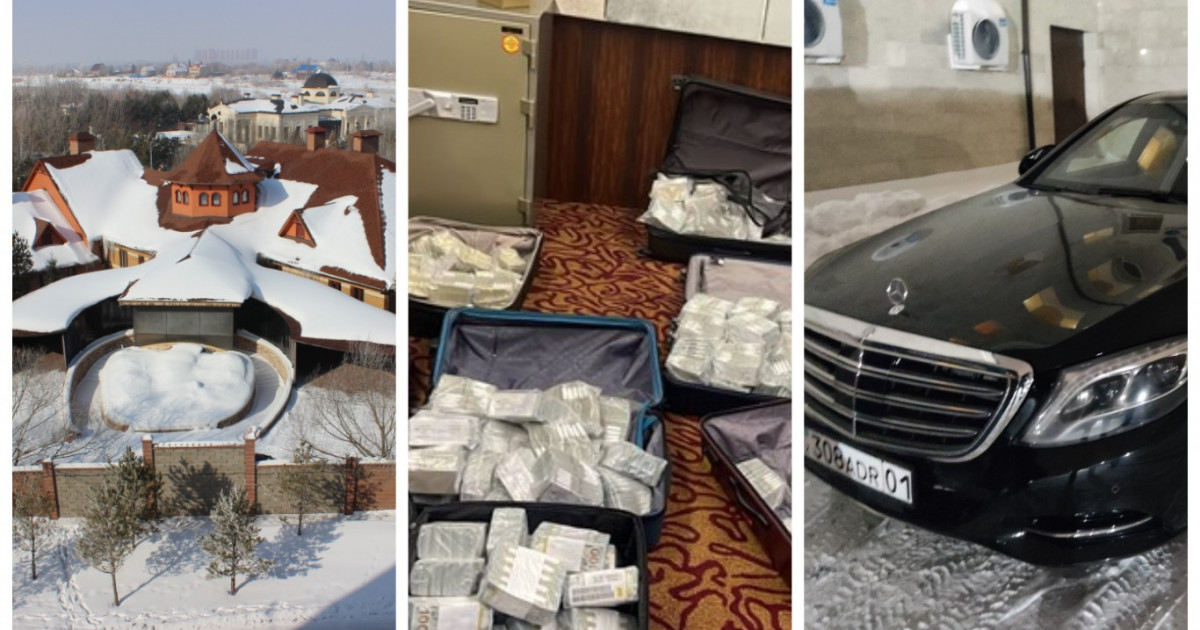 Мәсімовтен элиталық сағаттар, алтын кесектері, 11 қымбат автокөлік тәркіленді (ФОТО)