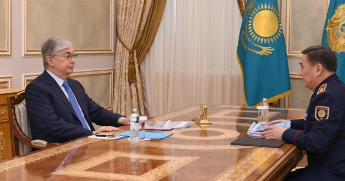 Президентке Ішкі істер министрлігінің жұмысы туралы есеп берілді