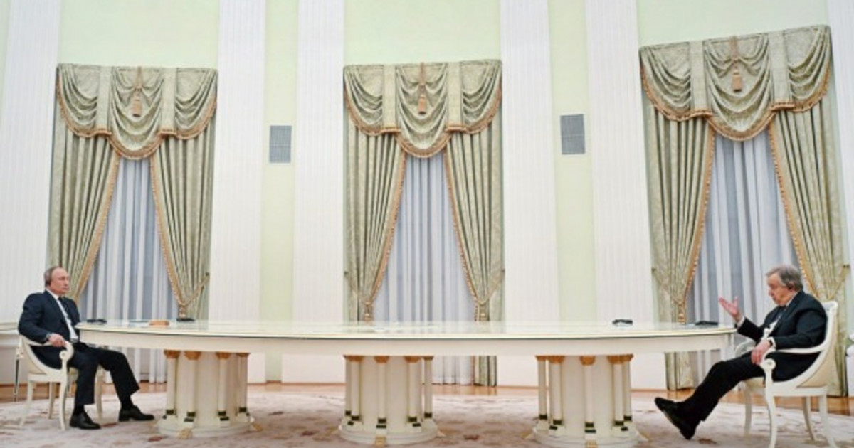 БҰҰ Бас хатшысы Антониу Гутерриш  Владимир Путинмен кездесті