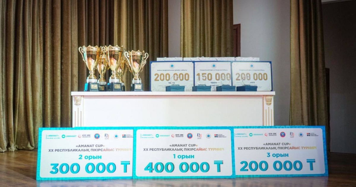 AMANAT CUP: ХХ республикалық пікірсайыс турнирі басталды
