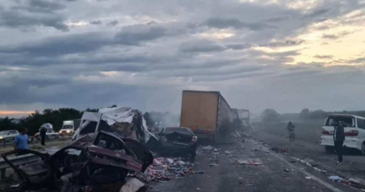 Жамбыл қаласында ірі жол апаты болды