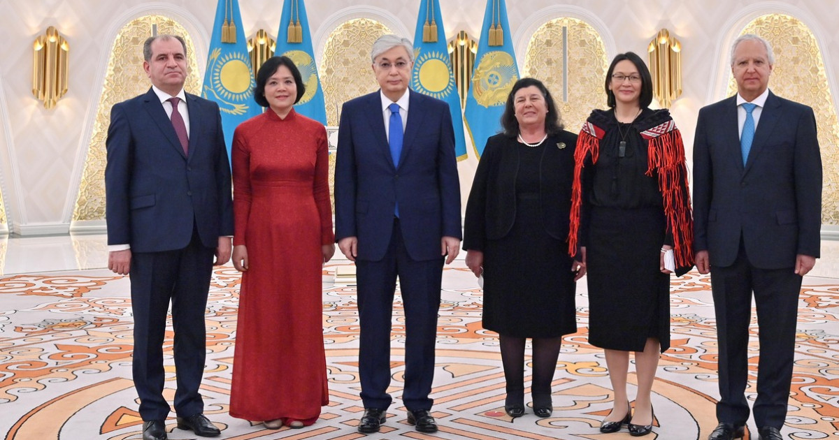 Президент 5 мемлекеттің елшілерінен сенім грамотасын қабылдады