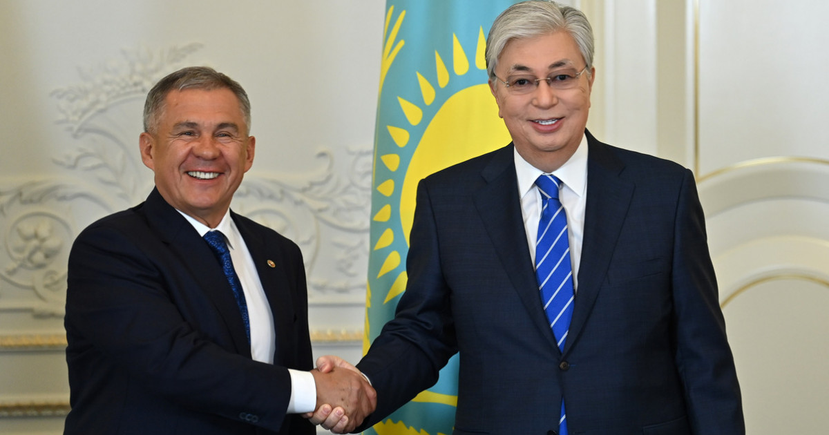 Қасым-Жомарт Тоқаев Татарстан Президентімен кездесті