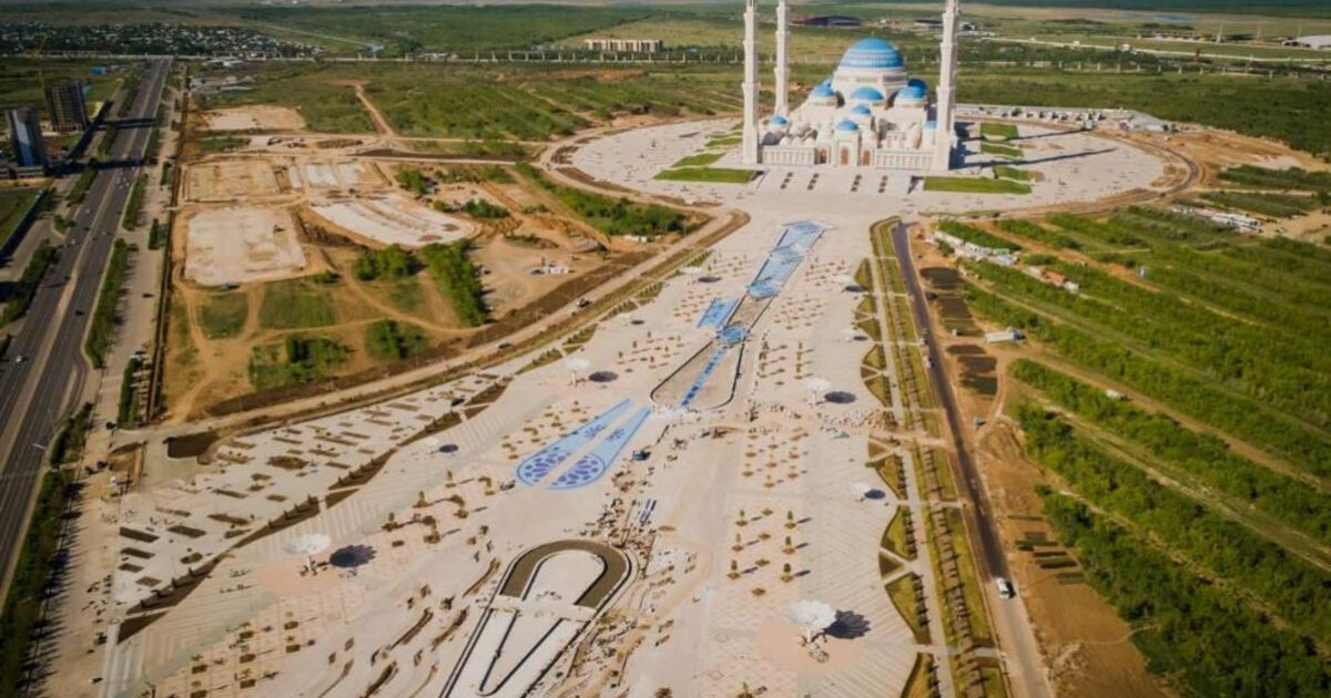 Нұр-Сұлтандағы жаңа мешіттің алдында қоғамдық кеңістік ашылады