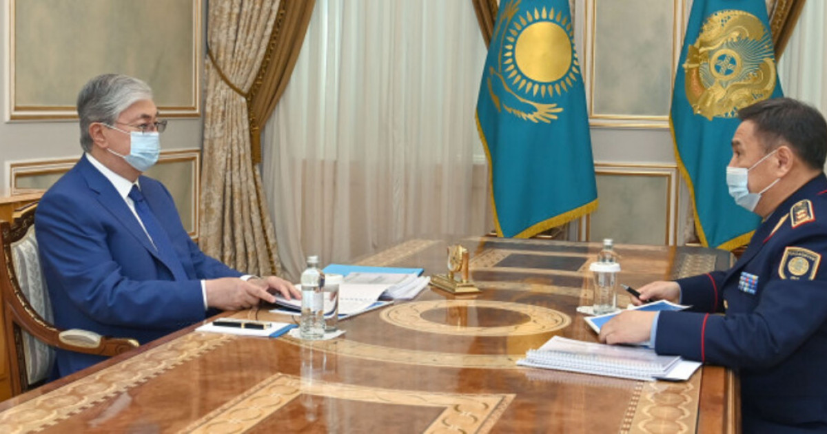 Мемлекет басшысы Ішкі істер министрін қабылдады