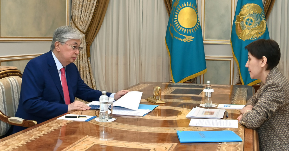 Мемлекет басшысы Тамара Дүйсенованы қабылдады