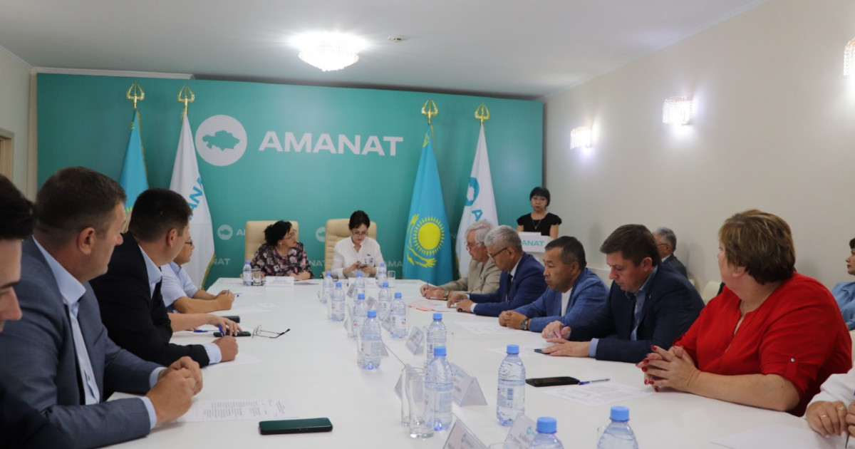 «AMANAT»: мектептерді жөндеу, азық-түлік бағасын қадағалау мәселесі талқыланды