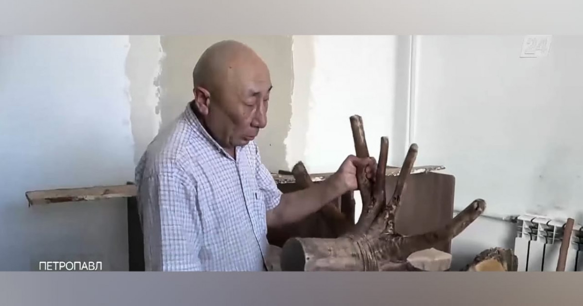 Ағашты сөйлеткен шебер