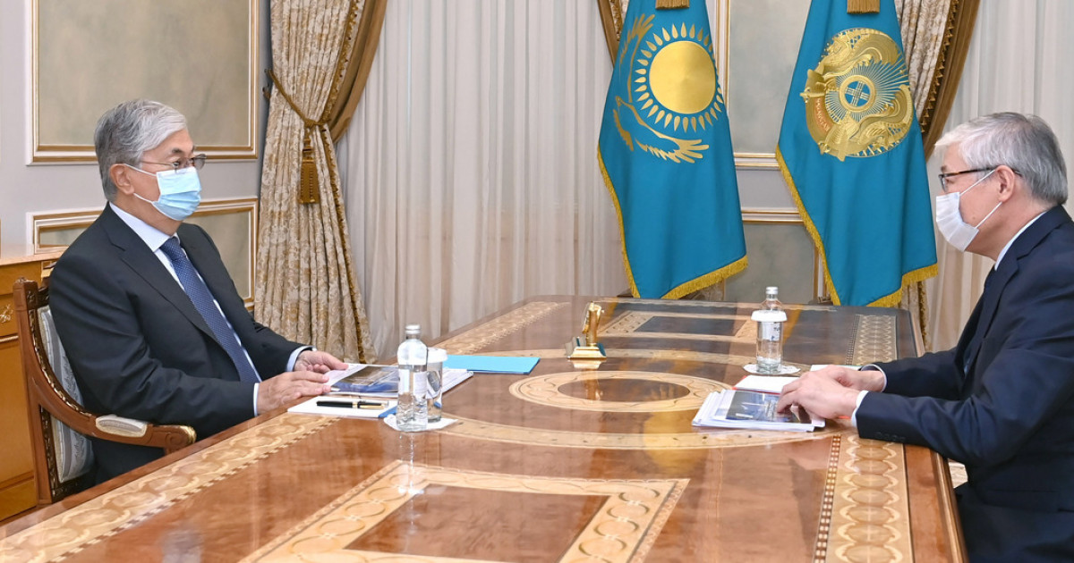 Президент Ұлытау облысының әкімін қабылдады