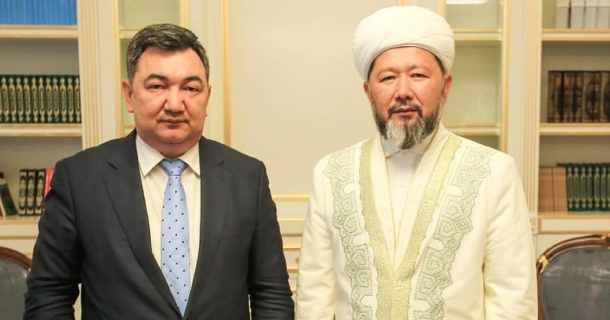 Бас мүфти жаңа министрмен кездесті