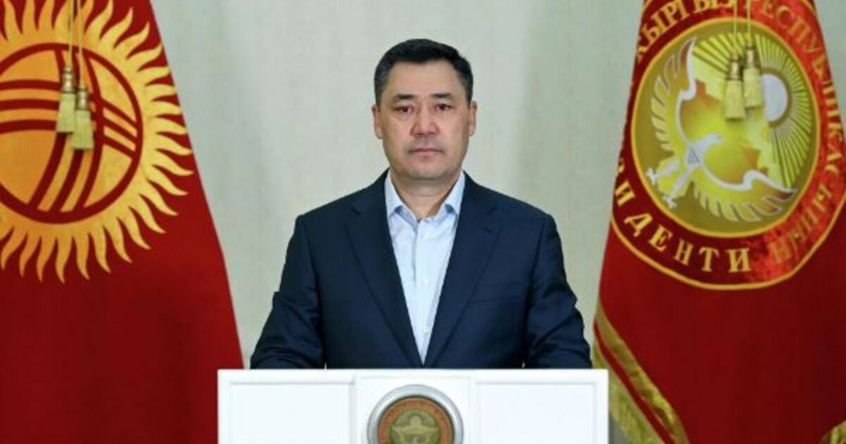 Садыр Жапаров қырғыз халқына үндеу жасады