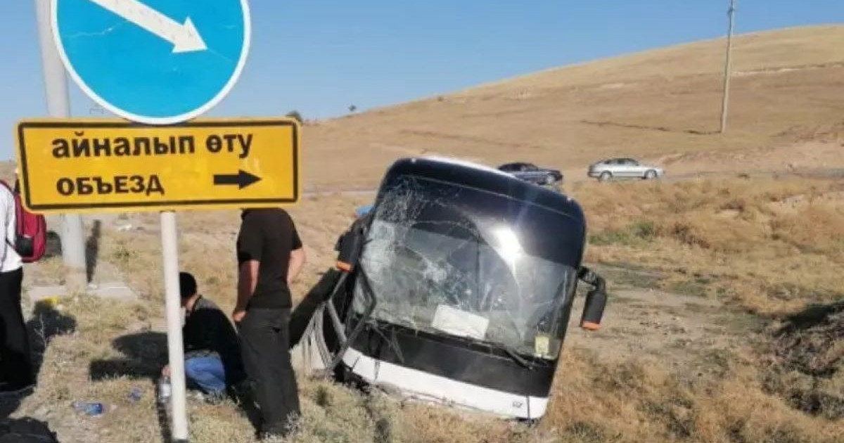 Павлодарда шағын автобус аударылып, 2 бала қайтыс болды