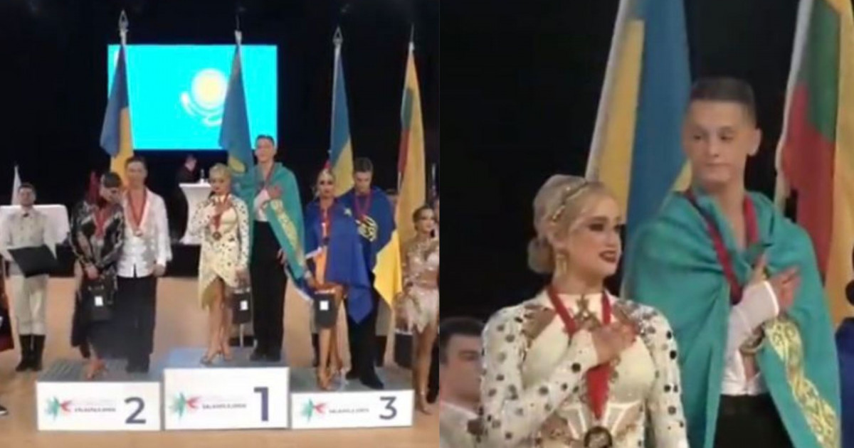 Латвиядағы әлем чемпионатында Қазақстанның ескі Әнұраны қосылды (ВИДЕО)