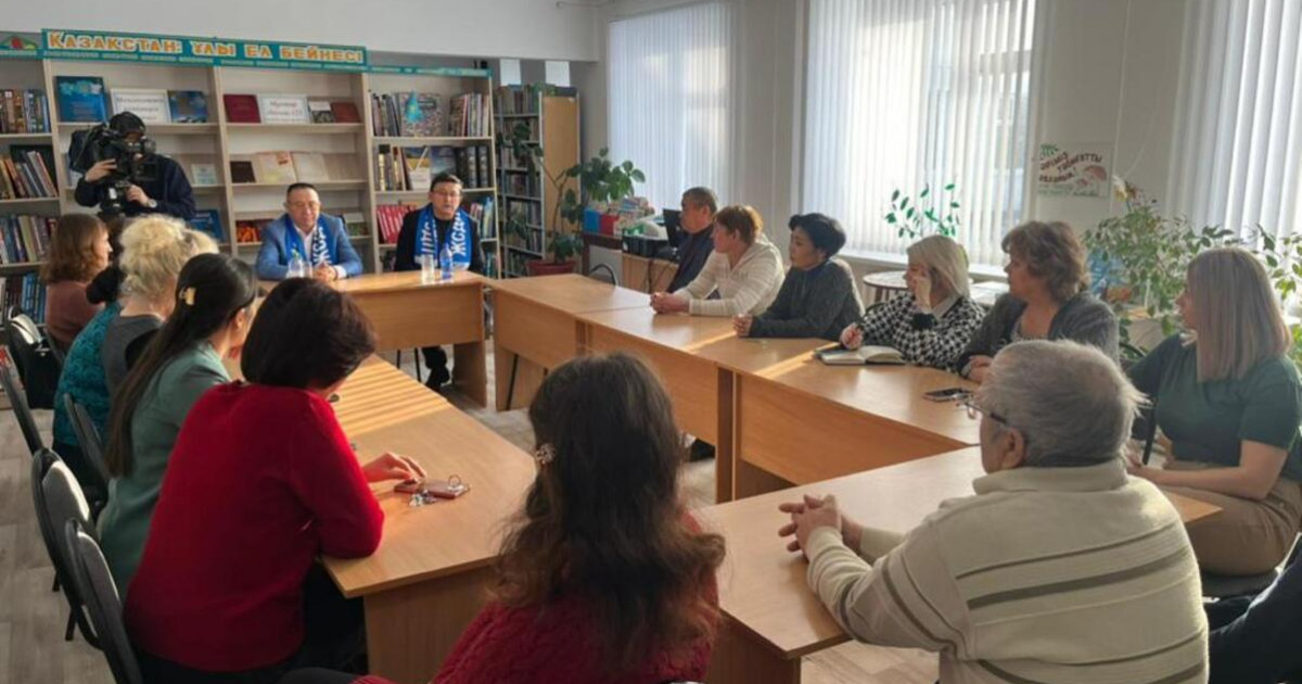 Нұрлан Әуесбаев Шортанды ауданында сайлаушылармен кездесті