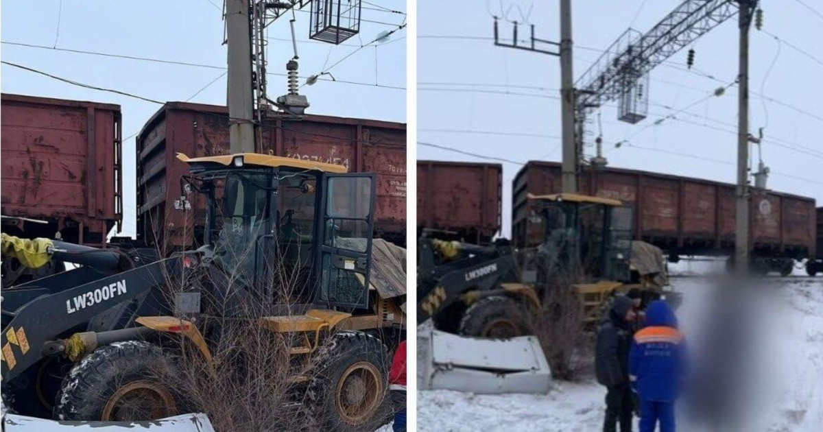 Жүк көлігі пойызбен соқтығысып, жүргізуші мерт болды
