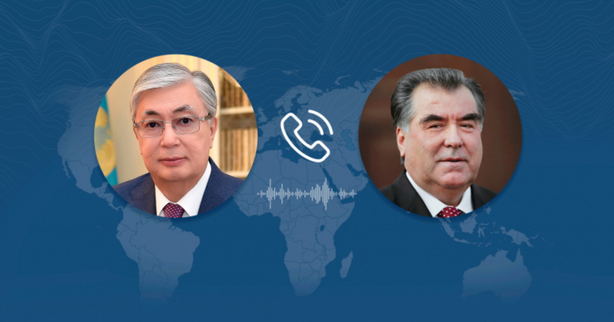 Мемлекет басшысы Тәжікстан президентімен телефон арқылы сөйлесті