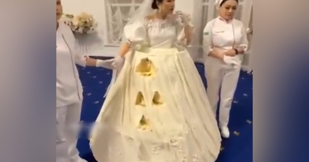 Торттан көйлек киген кондитер туған күнін ерекше атап өтті