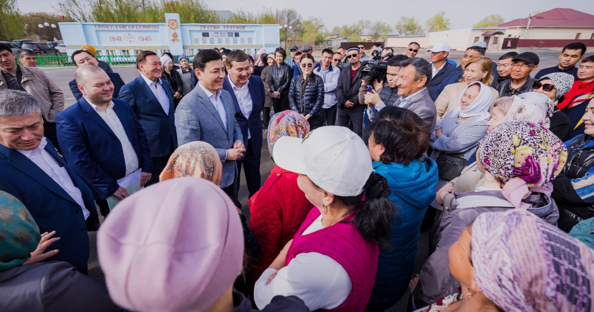 Көлгінов Қызылорда облысының тұрғындарымен кездесті