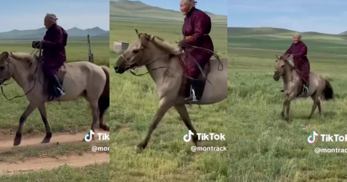 Атқа қарғып мінген 87 жастағы әже жұртты таңғалдырды (ВИДЕО)
