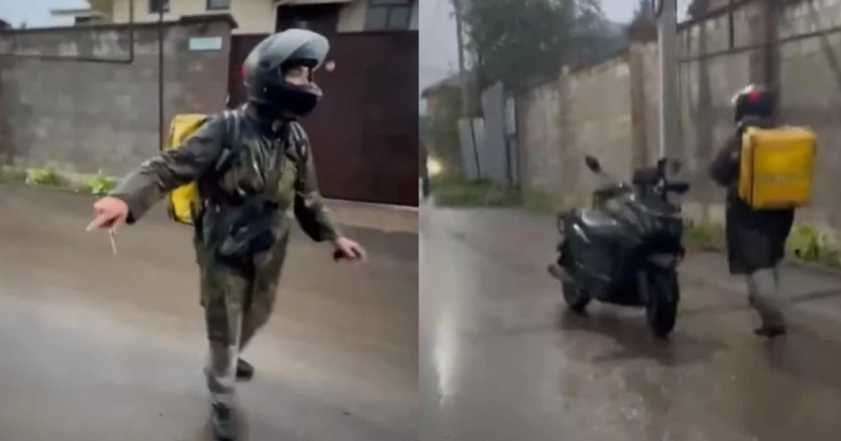 Алматыда тамақ жеткізуші жігіт үй иесіне пышақ кезеп, сес көрсеткен