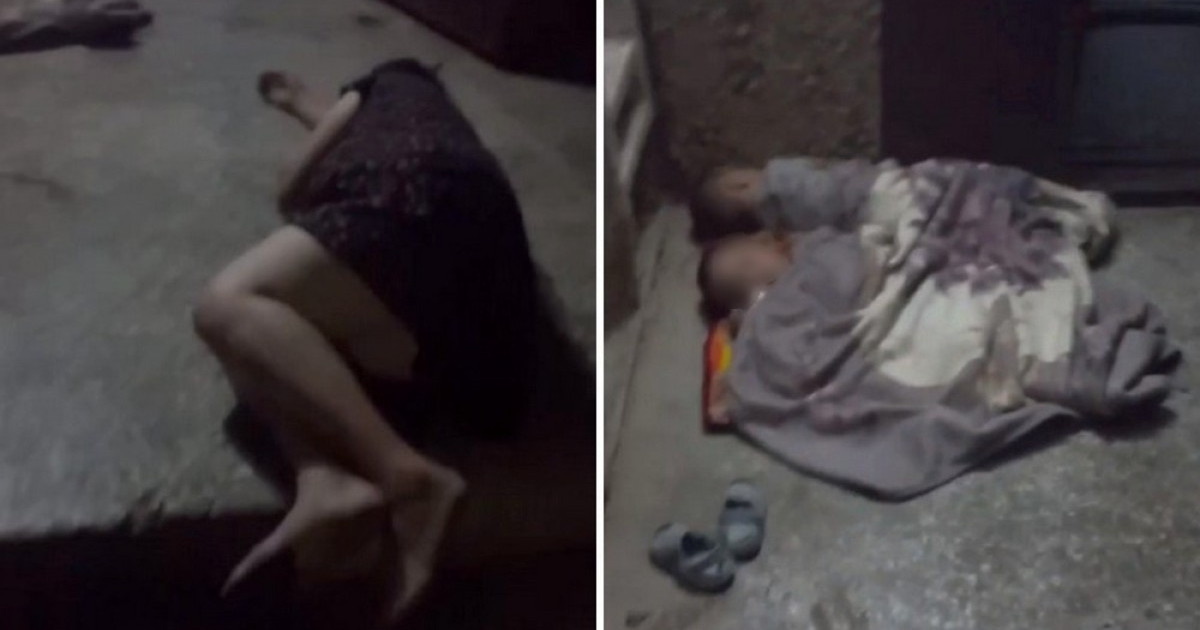 Ақтауда балаларымен бірге көпқабатты үйдің кіреберісінде ұйықтап қалған әйел ата-ана құқығынан айырылды