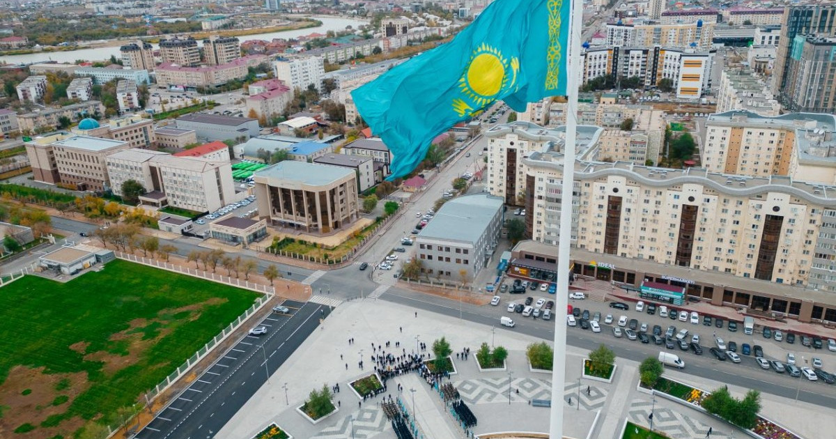 Атырауда мемлекеттік туды көтеру рәсімі өтті