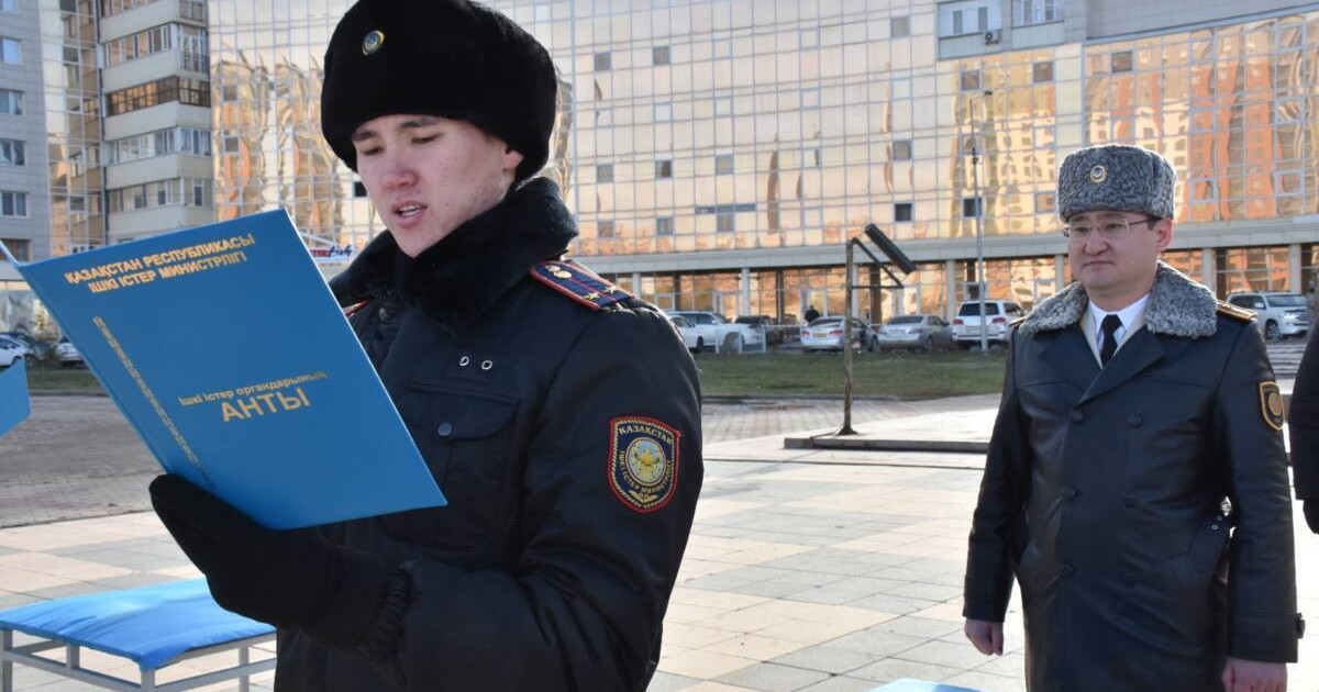 Республика күні қарағандылық сақшылар ант қабылдады