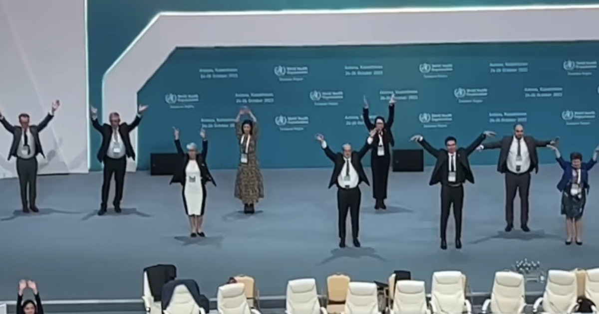 Елордада ДДСҰ делегациясы «Қара жорға» биін биледі (ВИДЕО)