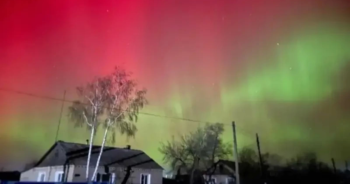Қостанай облысының тұрғындары ерекше құбылысқа куә болды (ВИДЕО)