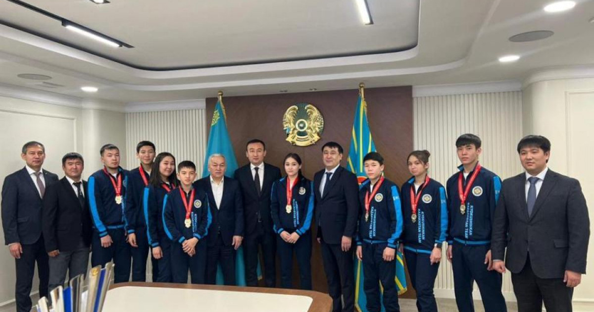 Астанада әлем чемпионы атанған каратэшілерге құрмет көрсетілді