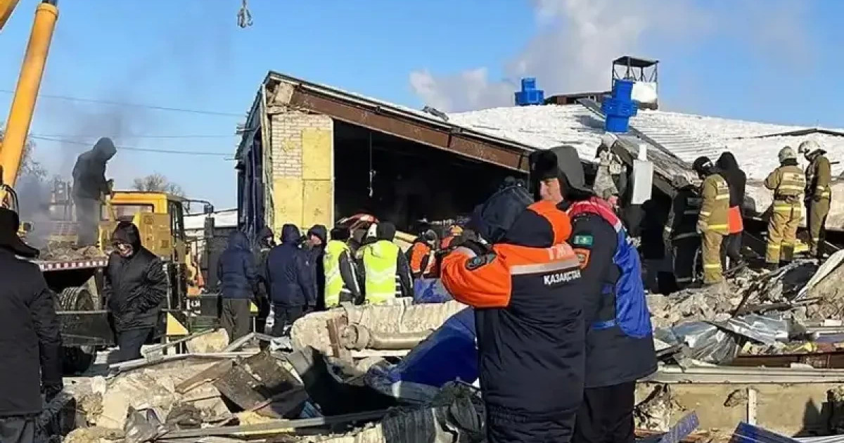 Қостанайда жарылыс кезінде үш адам көз жұмған
