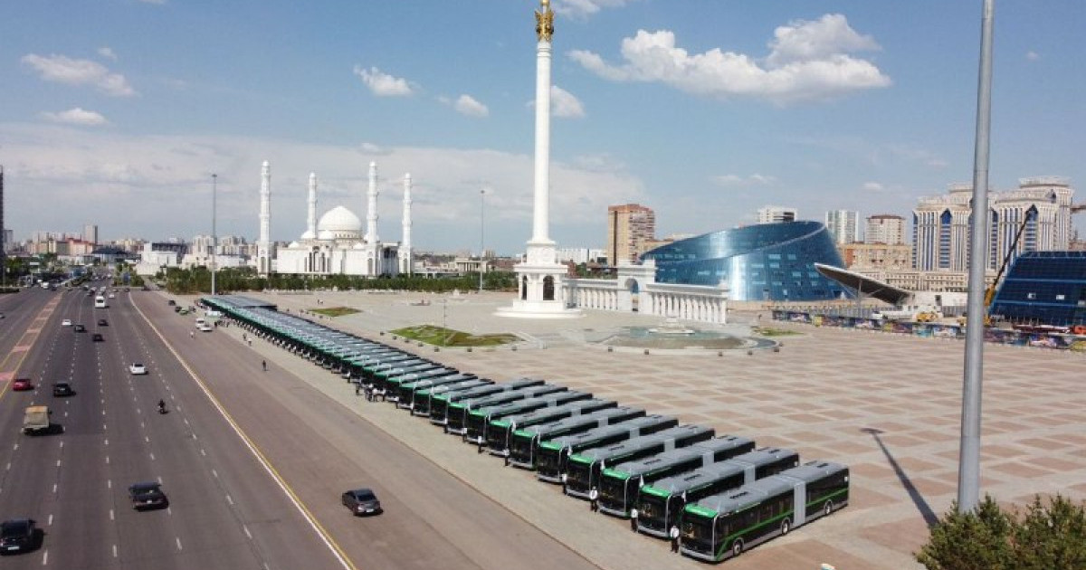 Биыл еліміздің автопаркі 1 235 жаңа автобуспен толықты