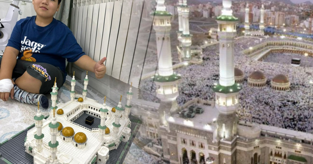 Умраға жолдама: Lego-дан Меккедегі мешітті құраған 10 жастағы Нұрали