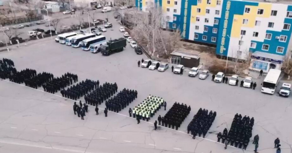 Елімізде полицияның бірыңғай гарнизондық сап түзеуі өтті