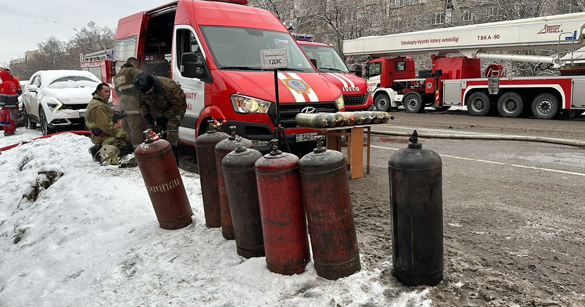Алматыда дәмхана өртенді