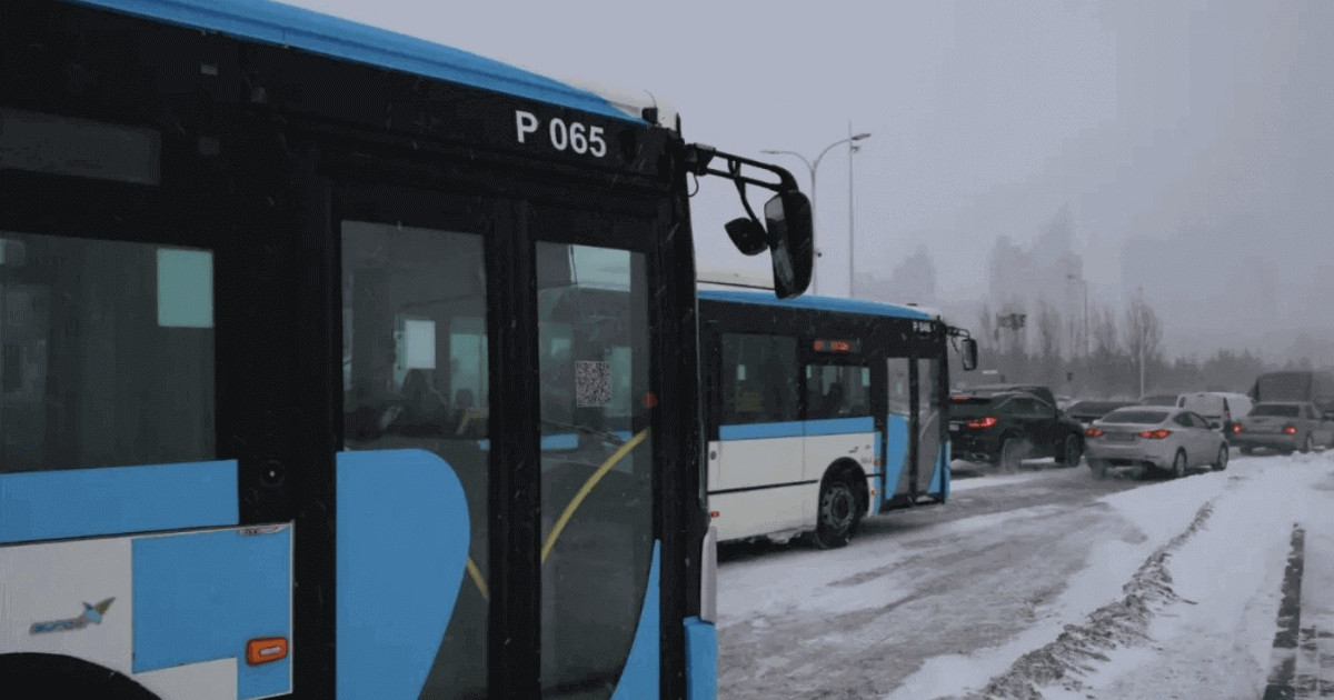 Астанада қала маңына қатынайтын бірнеше автобус уақытша тоқтатылды